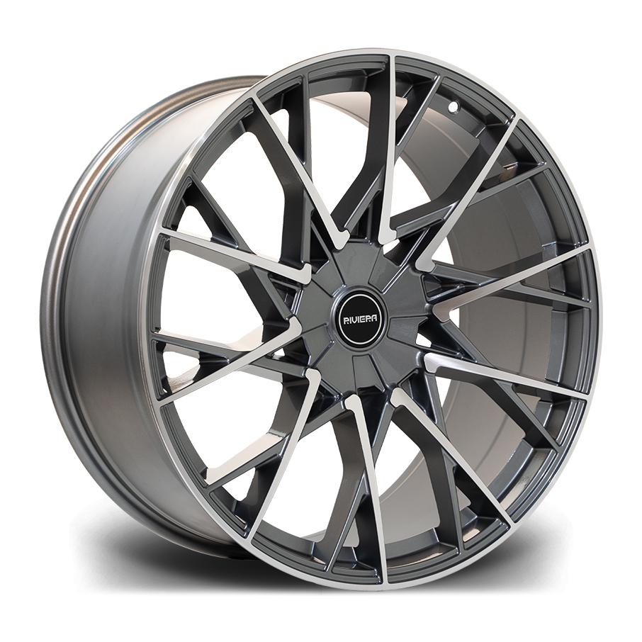 RIVIERA RV197 18X8 5X160 50 65.1 GUNMETAL POLISHED