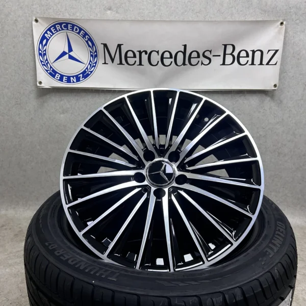 4x Brand New Mercedes New Turbine Style A, CLA Class Alloy Wheels 19" (Ref-MB197)
