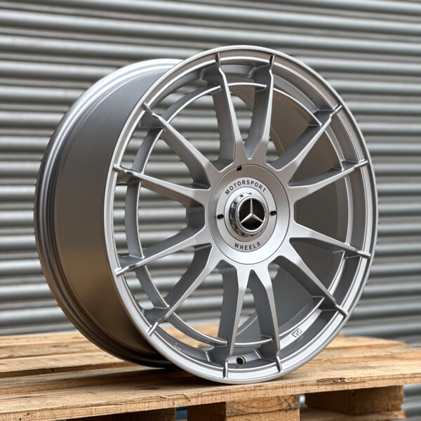 4x Brand New Mercedes C Class Fox VR4 style alloy wheels 18" (Ref-MB205)