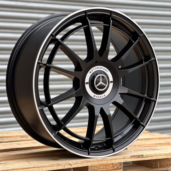 4x Brand New Mercedes C Class Fox VR4 style alloy wheels 18" (Ref-MB204)